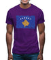 Kosovo Grunge Style Flag Mens T-Shirt