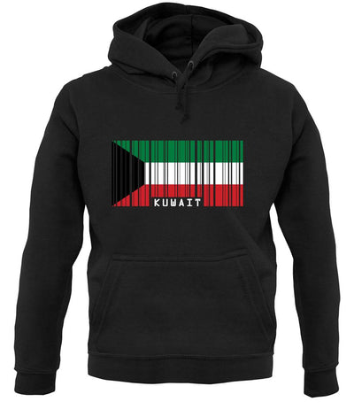 Kuwait Barcode Style Flag unisex hoodie