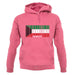 Kuwait Barcode Style Flag unisex hoodie