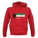 Kuwait Barcode Style Flag unisex hoodie