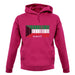 Kuwait Barcode Style Flag unisex hoodie