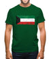 Kuwait Grunge Style Flag Mens T-Shirt