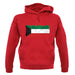 Kuwait Grunge Style Flag unisex hoodie