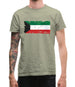 Kuwait Grunge Style Flag Mens T-Shirt