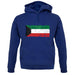Kuwait Grunge Style Flag unisex hoodie