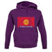Kyrgyzstan Barcode Style Flag unisex hoodie