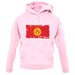 Kyrgyzstan Grunge Style Flag unisex hoodie