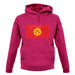 Kyrgyzstan Grunge Style Flag unisex hoodie