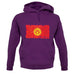 Kyrgyzstan Grunge Style Flag unisex hoodie