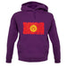Kyrgyzstan Grunge Style Flag unisex hoodie