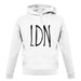 Ldn (London) unisex hoodie