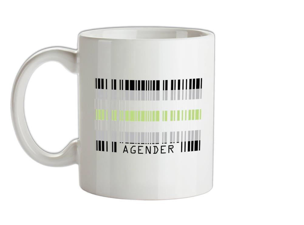 LGBT Barcode Flags - Agender Ceramic Mug