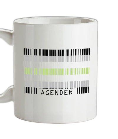 LGBT Barcode Flags - Agender Ceramic Mug