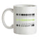 LGBT Barcode Flags - Agender Ceramic Mug