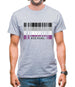 Lgbt Barcode Flags Asexual Mens T-Shirt