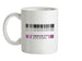 LGBT Barcode Flags - Asexual Ceramic Mug