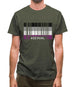 Lgbt Barcode Flags Asexual Mens T-Shirt