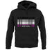 Lgbt Barcode Flags Asexual unisex hoodie