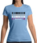 Lgbt Barcode Flags Asexual Womens T-Shirt