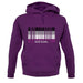 Lgbt Barcode Flags Asexual unisex hoodie