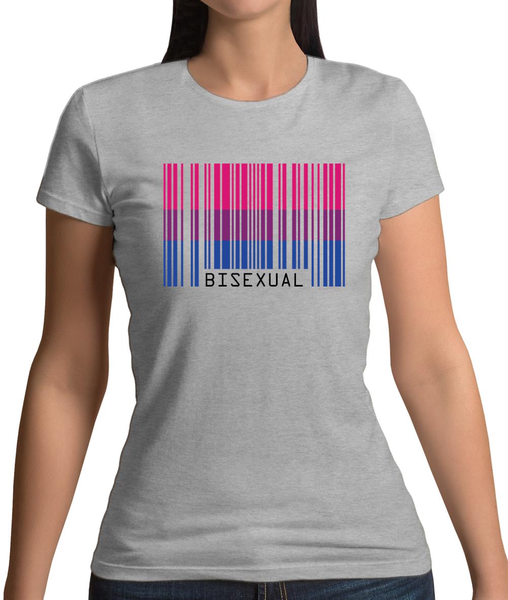 Lgbt Barcode Flags Bisexual Womens T-Shirt