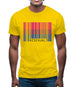 Lgbt Barcode Flags Bisexual Mens T-Shirt