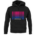 Lgbt Barcode Flags Bisexual unisex hoodie