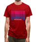 Lgbt Barcode Flags Bisexual Mens T-Shirt