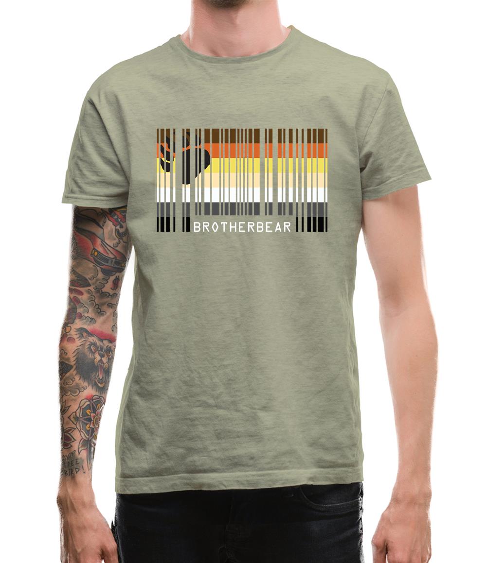 Lgbt Barcode Flags Brother Bear Mens T-Shirt