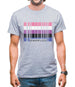 Lgbt Barcode Flags Gender Fluid Mens T-Shirt