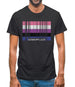 Lgbt Barcode Flags Gender Fluid Mens T-Shirt