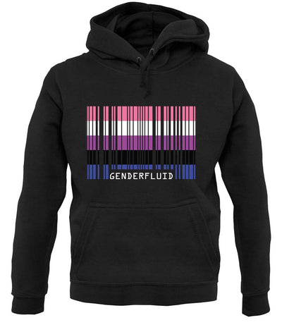 Lgbt Barcode Flags Gender Fluid unisex hoodie