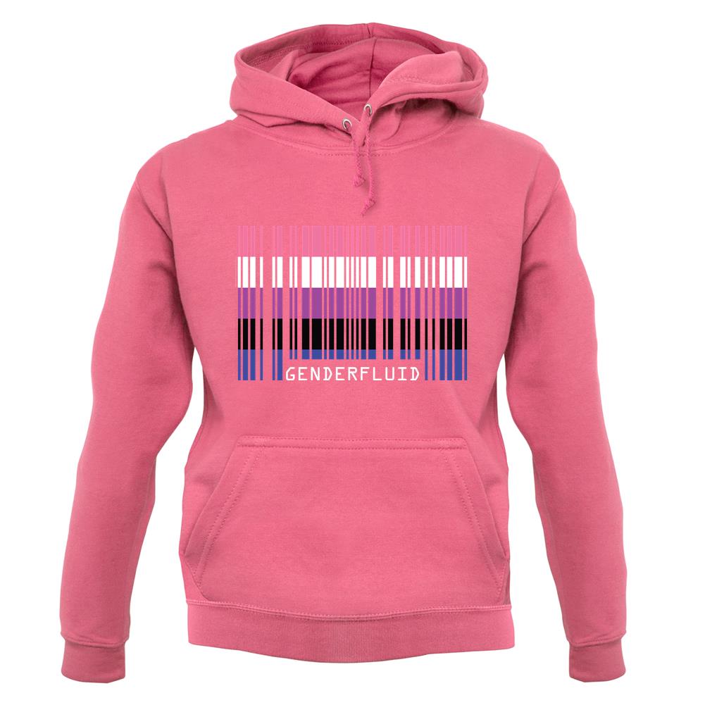 Lgbt Barcode Flags Gender Fluid unisex hoodie