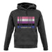 Lgbt Barcode Flags Gender Fluid unisex hoodie