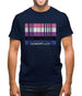 Lgbt Barcode Flags Gender Fluid Mens T-Shirt