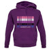 Lgbt Barcode Flags Gender Fluid unisex hoodie