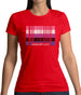Lgbt Barcode Flags Gender Fluid Womens T-Shirt