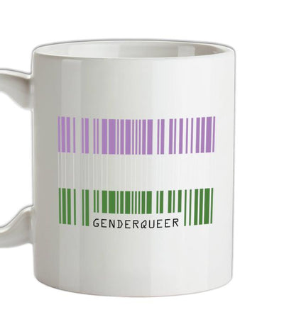 LGBT Barcode Flags - Gender Queer Ceramic Mug