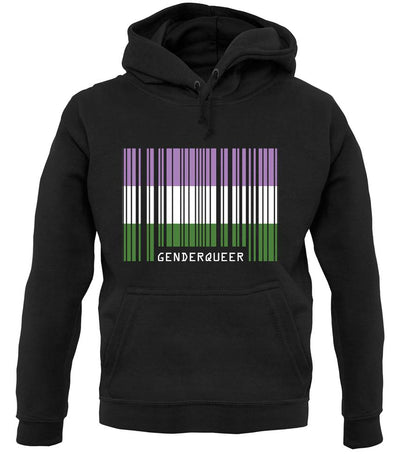 Lgbt Barcode Flags Gender Queer unisex hoodie