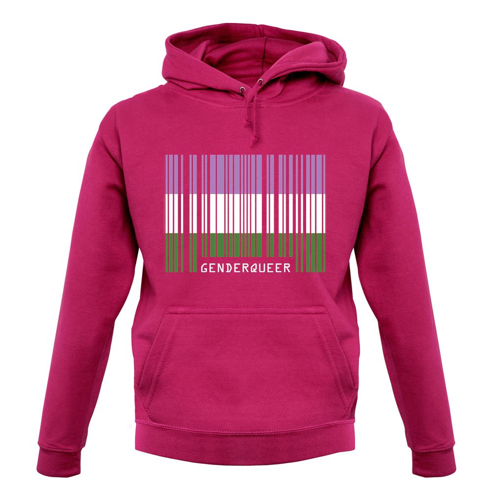 Lgbt Barcode Flags Gender Queer unisex hoodie