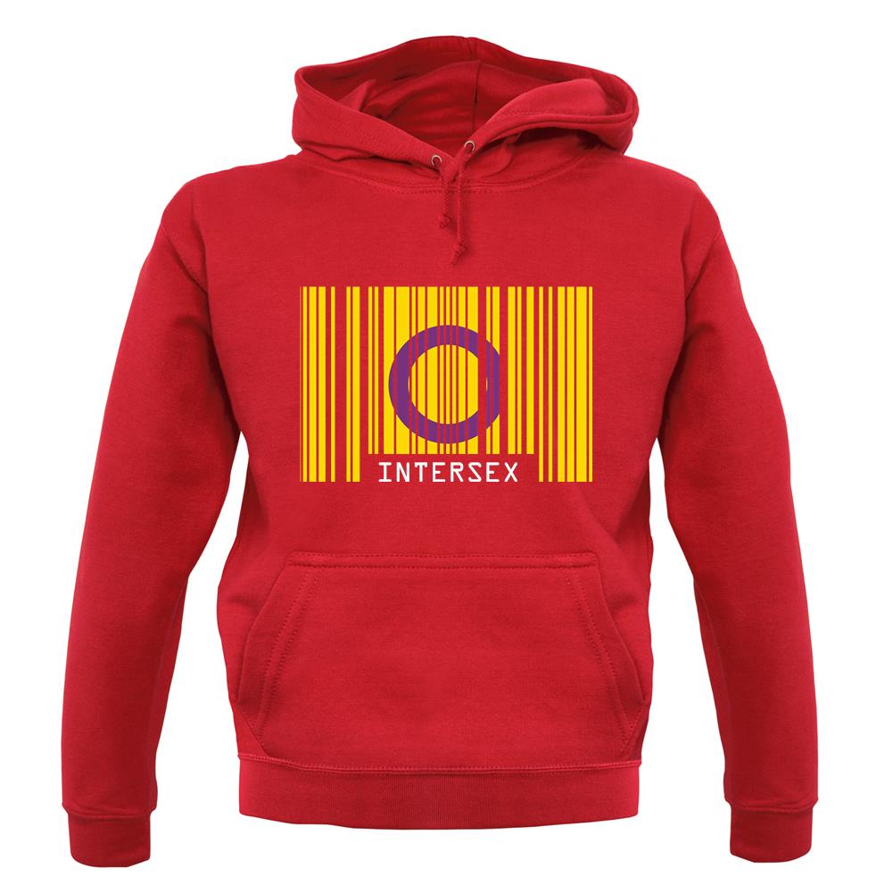 Lgbt Barcode Flags Intersex unisex hoodie