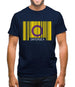 Lgbt Barcode Flags Intersex Mens T-Shirt