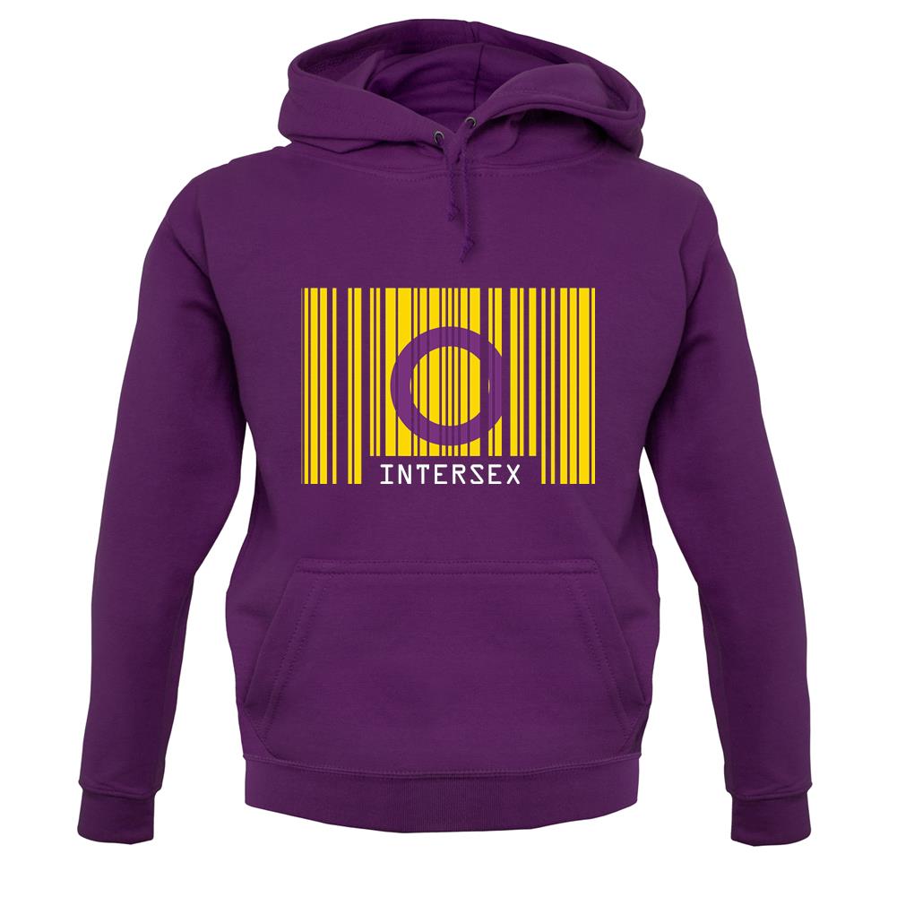 Lgbt Barcode Flags Intersex unisex hoodie