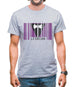 Lgbt Barcode Flags Lesbian Mens T-Shirt