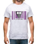 Lgbt Barcode Flags Lesbian Mens T-Shirt
