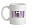 LGBT Barcode Flags - Lesbian Ceramic Mug