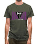 Lgbt Barcode Flags Lesbian Mens T-Shirt
