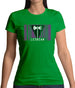 Lgbt Barcode Flags Lesbian Womens T-Shirt