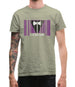 Lgbt Barcode Flags Lesbian Mens T-Shirt