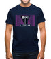 Lgbt Barcode Flags Lesbian Mens T-Shirt